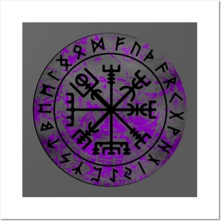 Viking Vegvisir Symbol Posters and Art